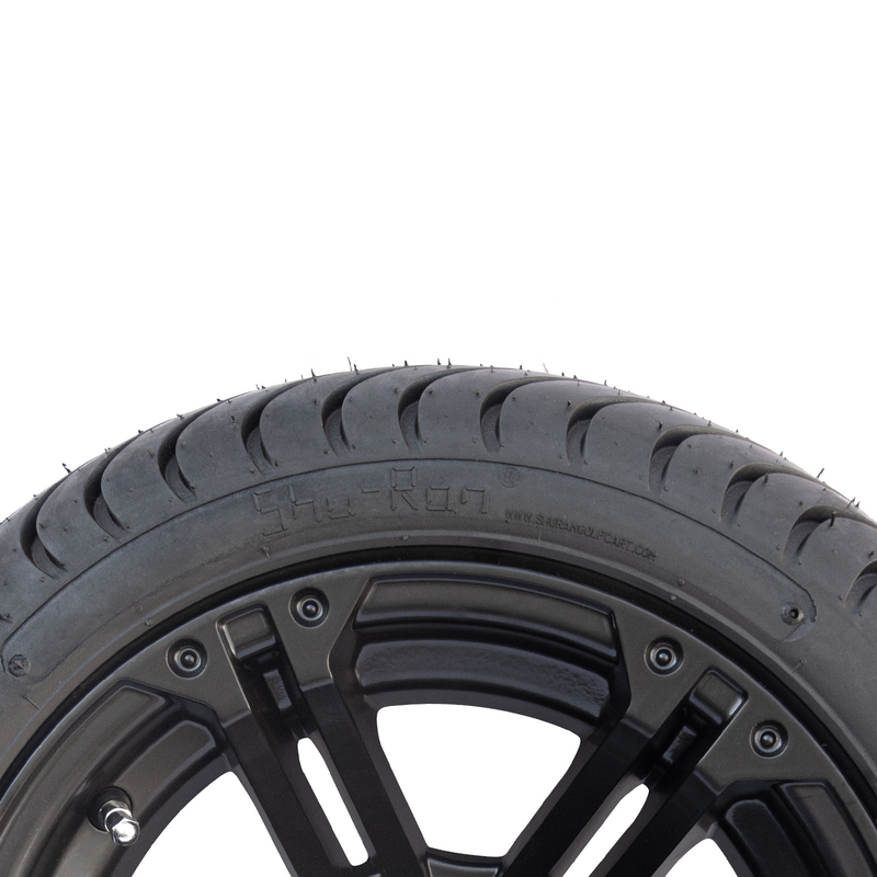 12x7 غولف سوداء متطابقة عربة العجلات الإطارات المركبة 215/35-12 إطارات ذات مظهر منخفض المركبة 101.6 PCD