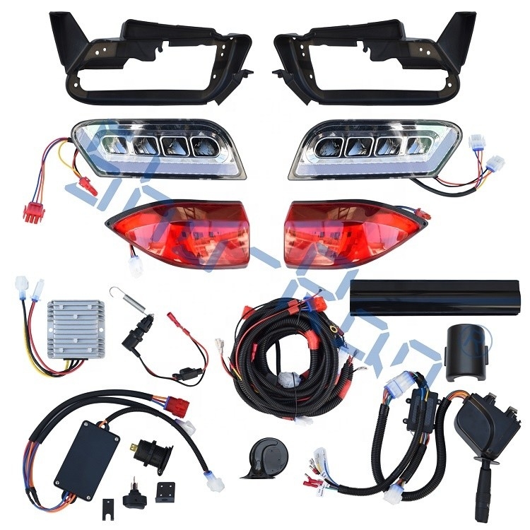 طقم إضاءة LED فاخر لعربة الجولف Club Car Tempo مع إضاءة متغيرة RGB