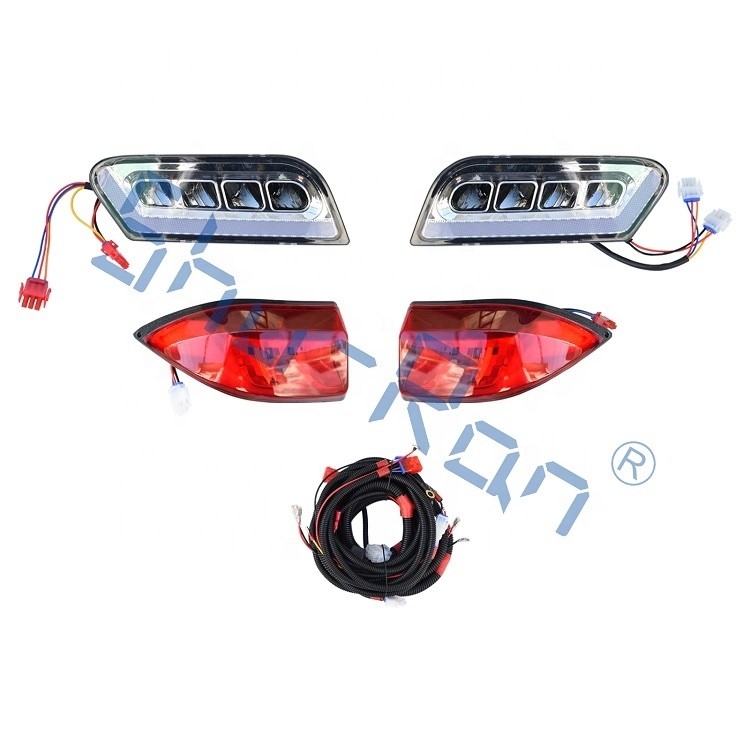 طقم إضاءة LED فاخر لعربة الجولف Club Car Tempo مع إضاءة متغيرة RGB