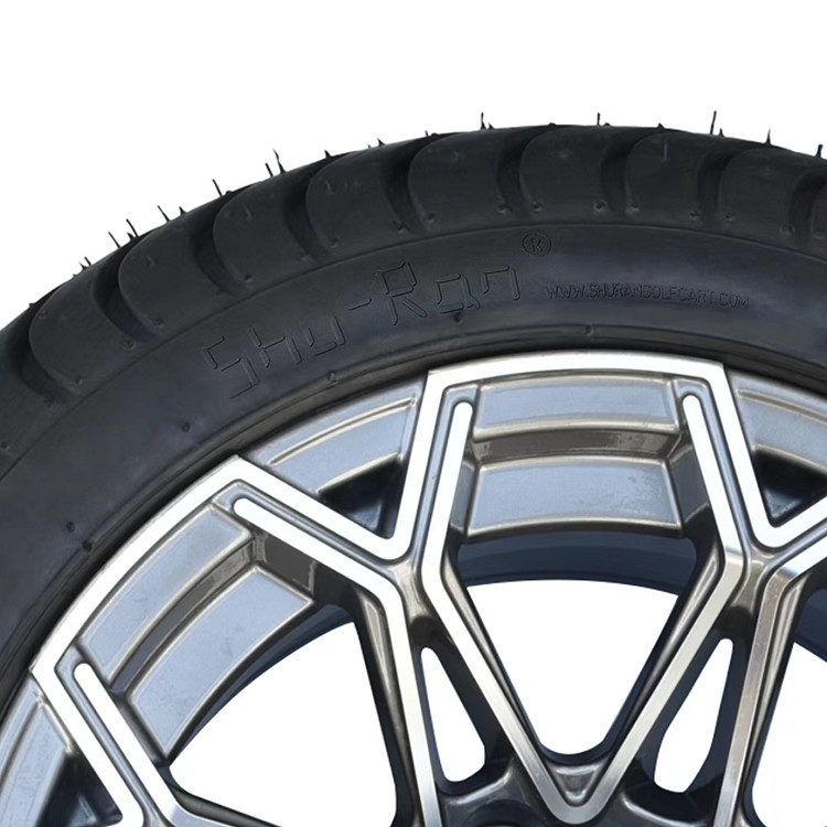 عجلات عربات الغولف المعدنية / المعدنية 12' و 215/35-12 مجموعة إطارات DOT الشارع
