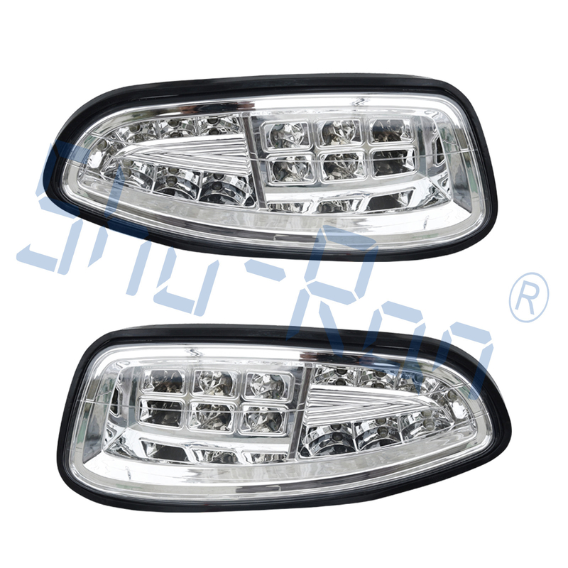 طقم إضاءة فاخرة لمركبة الجولف LED لـ EZGO RXV مصباح أمامي LED وضوء خلفي LED